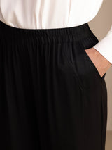 [أسود] SilkSilky-SA Womens Pants 004