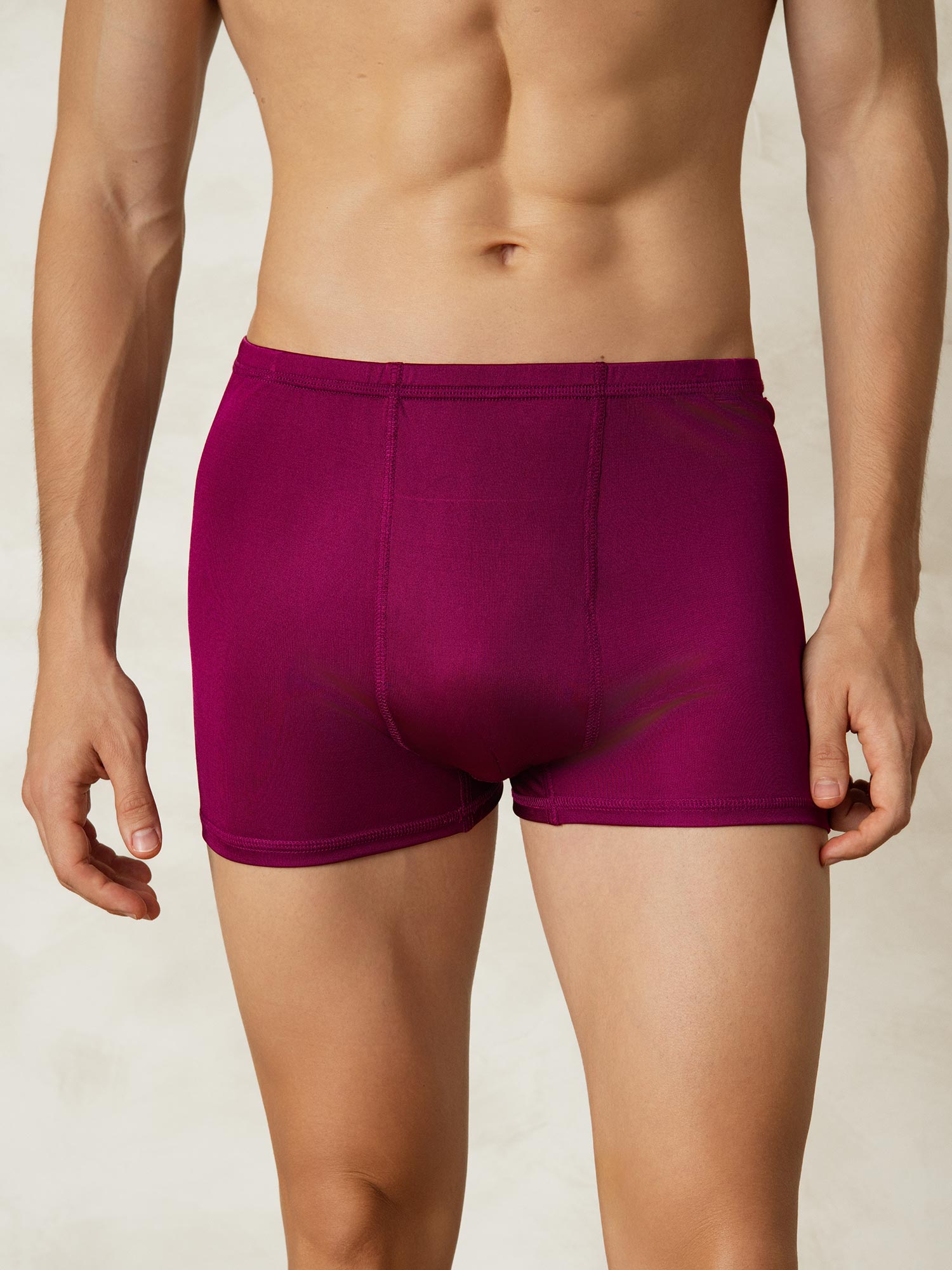 [خمر] SilkSilky-SA محبوك الحرير Mens Underwear 001