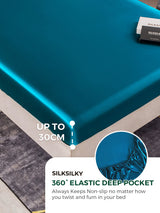 [المياه الخضراء] SilkSilky-SA 19Momme Pure Silk Bedding Set 004