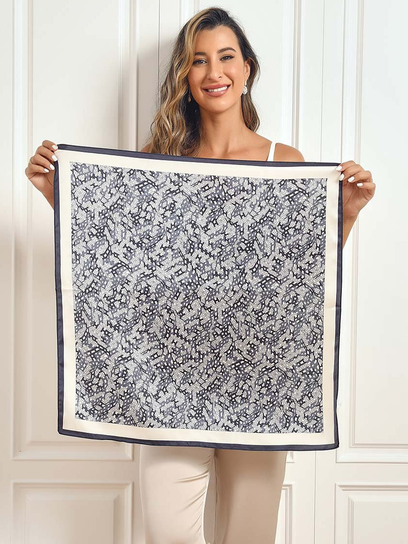 [P057] SilkSilky-SA الحرير الخالص Scarf 001,