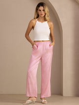 [مقلم دقيق وردي] SilkSilky-SA Womens Pants 005