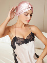 [لون القرنفل] SilkSilky-SA قبعة النوم 005