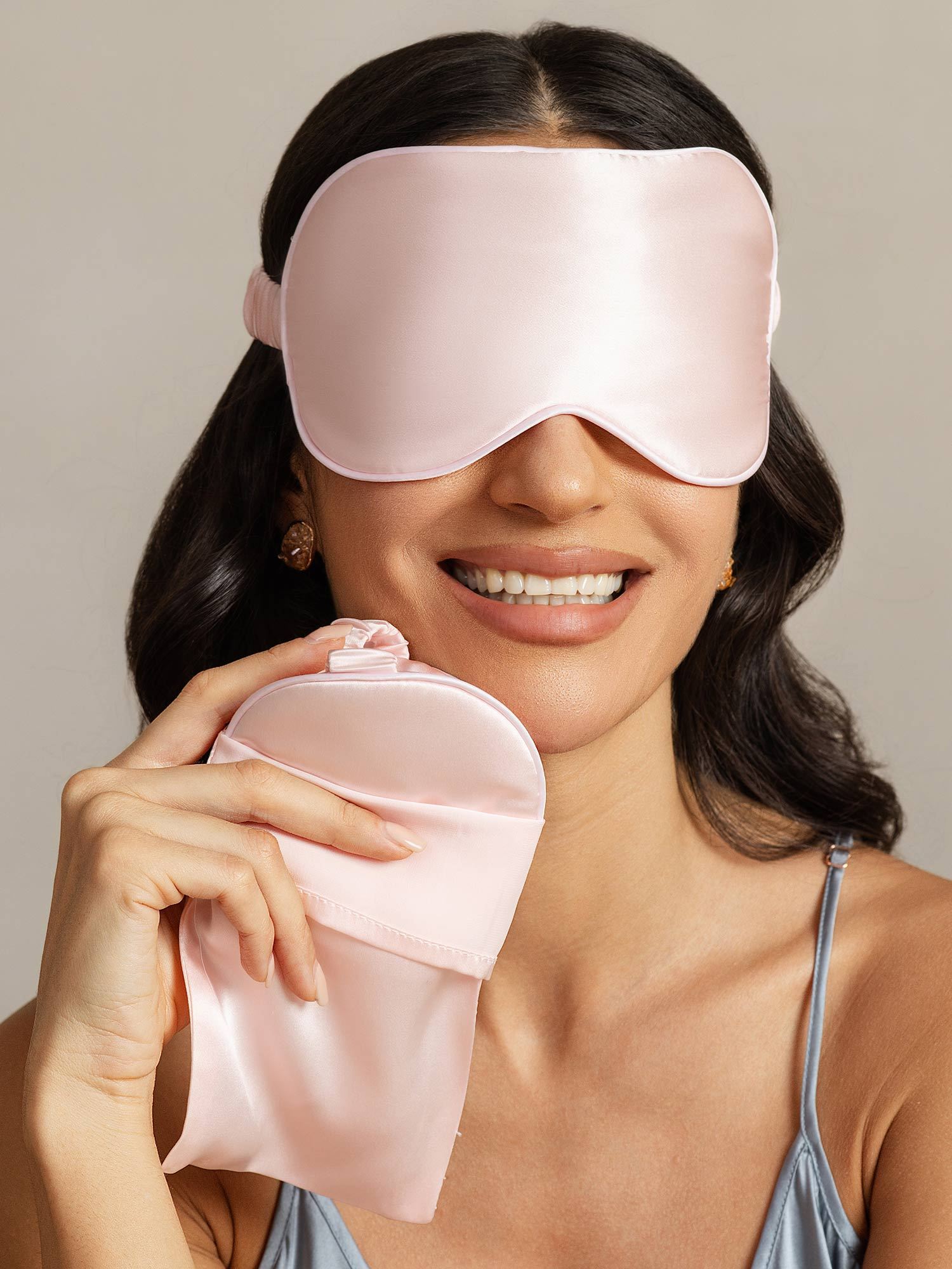 [لونالقرنفل] SilkSilky-SA الحرير الخالص Eye Mask 004