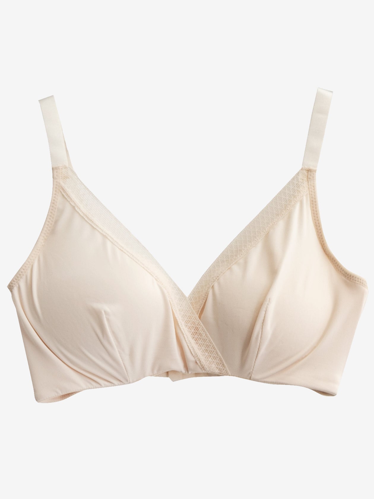 SilkSilky SA محبوك الحرير Bra اللونالبيج 005