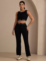[أسود] SilkSilky-SA Womens Pants 005