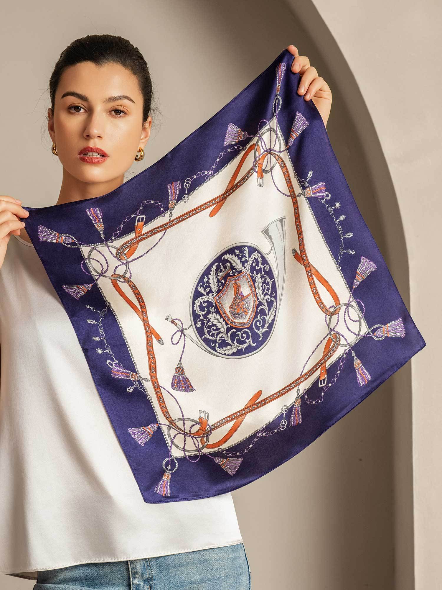 [P097] SilkSilky-SA الحرير الخالص Scarf 006