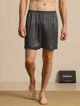 [الجنكة السوداء] SilkSilky-SA Mens Sleep Bottoms 004