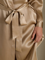 [شامبانيا] SilkSilky-SA Long Sleeve رداء حمام نسائي 004