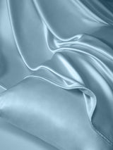 [أزرق فاتح] SilkSilky-SA 19Momme مجموعة الفراش 006