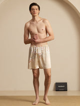 [شامبانيا] SilkSilky-SA Mens Sleep Bottoms 004