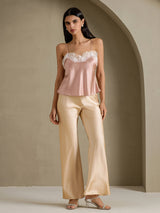 [توسكانا] SilkSilky-SA Spaghetti Strap V Neck كامي 005
