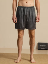 [الجنكة السوداء] SilkSilky-SA Mens Sleep Bottoms 003
