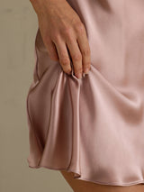 [توسكانا] SilkSilky-SA Sleeveless V Neck باس النوم 004