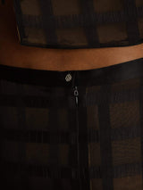 [أسود] SilkSilky-SA Skirt 004