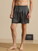 [الجنكة السوداء] SilkSilky-SA Mens Sleep Bottoms 001