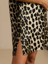 [فهد] SilkSilky-SA Half Sleeve V Neck باس النوم 005