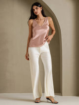[توسكانا] SilkSilky-SA Sleeveless V Neck كامي 006