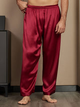 [خمر] SilkSilky-SA الحرير الخالص Mens Sleep Bottoms 003