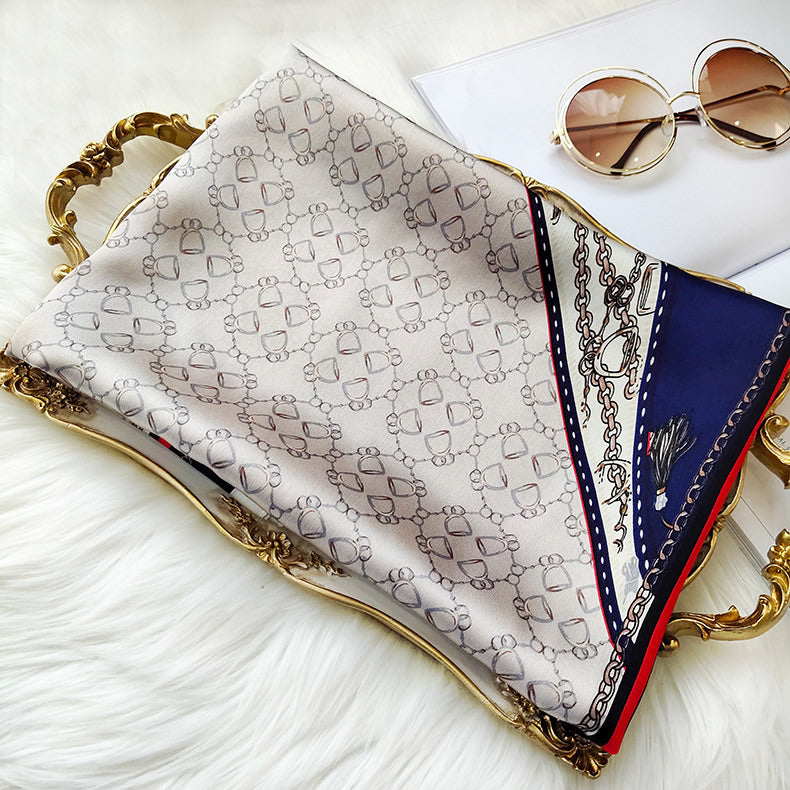 [P024] SilkSilky-SA الحرير الخالص Scarf 003,