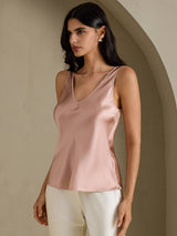 [توسكانا] SilkSilky-SA Sleeveless V Neck كامي 001