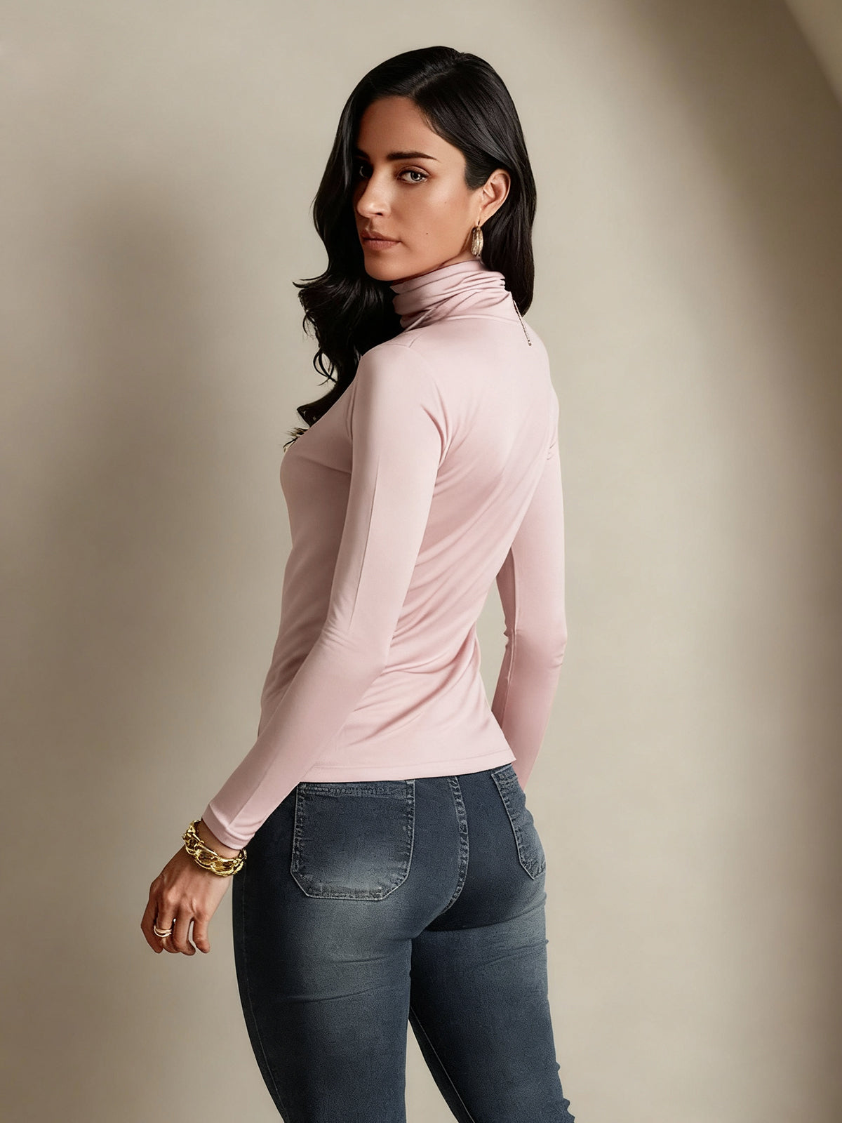 [وردى مرجانى] SilkSilky-SA الحرير Womens T-Shirt 002,