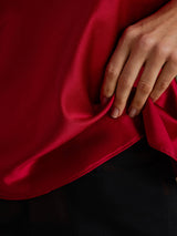 [خمر] SilkSilky-SA Spaghetti Strap V Neck كامي 004