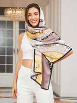 [P029] SilkSilky-SA الحرير الخالص Scarf 001,
