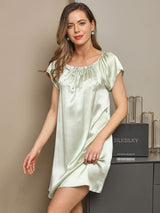 [نعناع] SilkSilky-SA Cap Sleeve Square Neck باس النوم 003