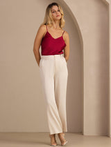 [اللون البيج] SilkSilky-SA Womens Pants 007