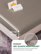 [رمادي] SilkSilky-SA 19Momme Pure Silk Bedding Set 004