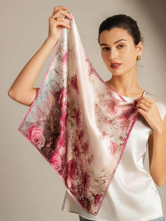 [P103] SilkSilky-SA الحرير الخالص Scarf 004,