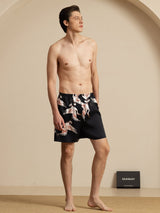[أسود] SilkSilky-SA Mens Sleep Bottoms 005