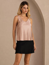 [توسكانا] SilkSilky-SA Sleeveless V Neck كامي 006