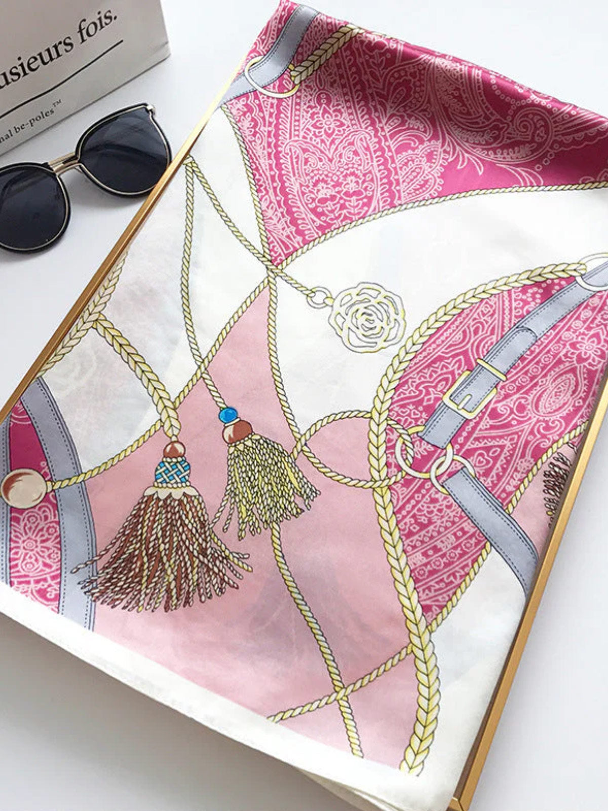 [P004] SilkSilky-SA الحرير الخالص Scarf 004,