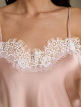 [توسكانا] SilkSilky-SA Spaghetti Strap V Neck كامي 004