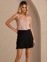 [توسكانا] SilkSilky-SA Sleeveless V Neck كامي 005