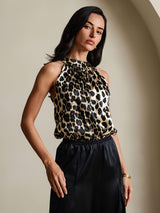 [فهد] SilkSilky-SA 19Momme الحرير Womens T-Shirt 001,