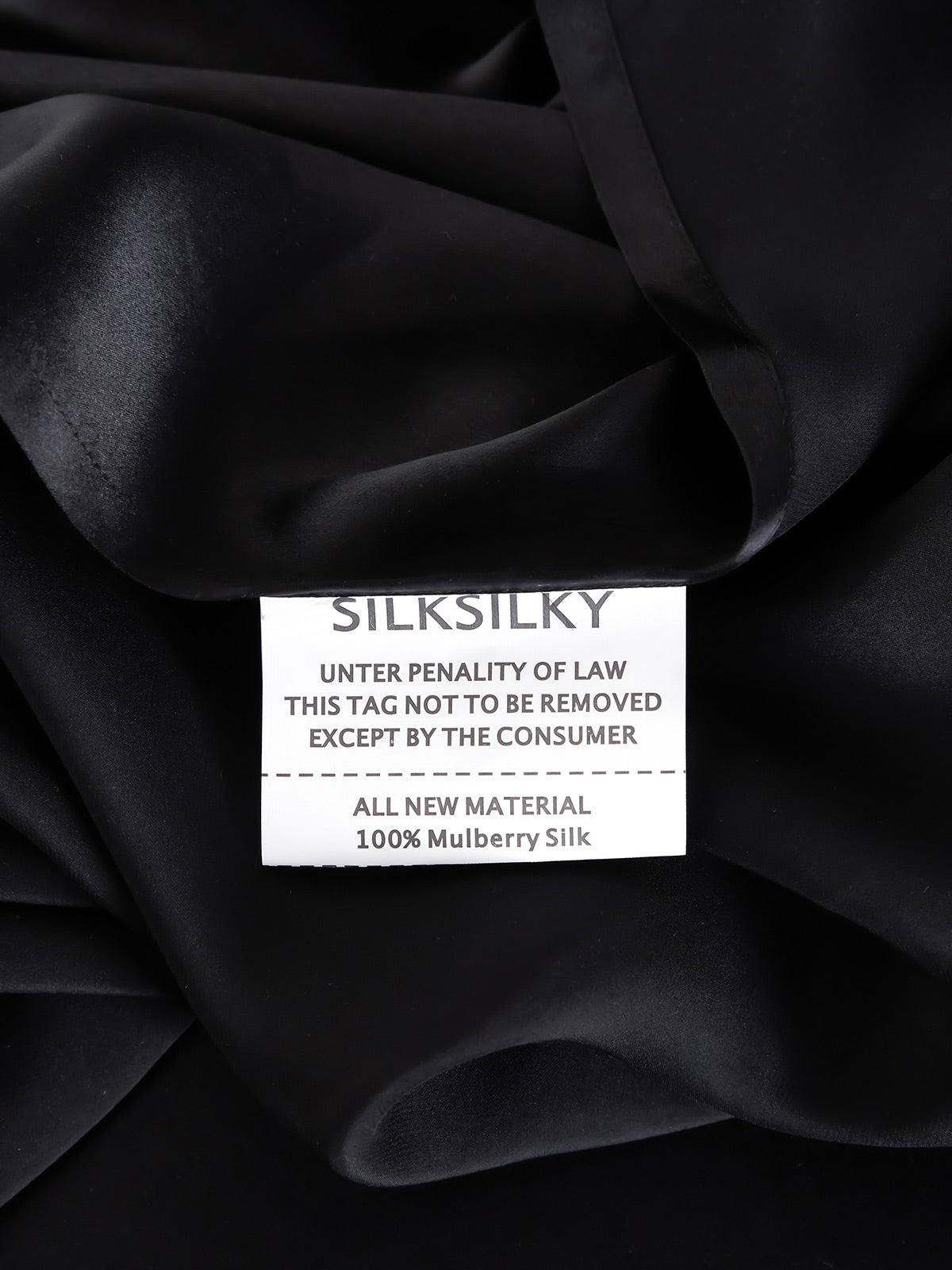 [أسود] SilkSilky-SA 19Momme Pure Silk Bedding Set 008