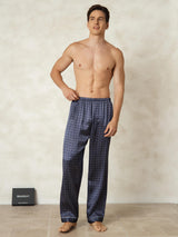 [جنكو كحلي] SilkSilky-SA Mens Sleep Bottoms 004
