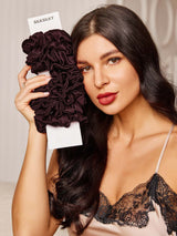 [بني] SilkSilky-SA ربطات شعر 002