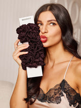 [بني] SilkSilky-SA ربطات شعر 001