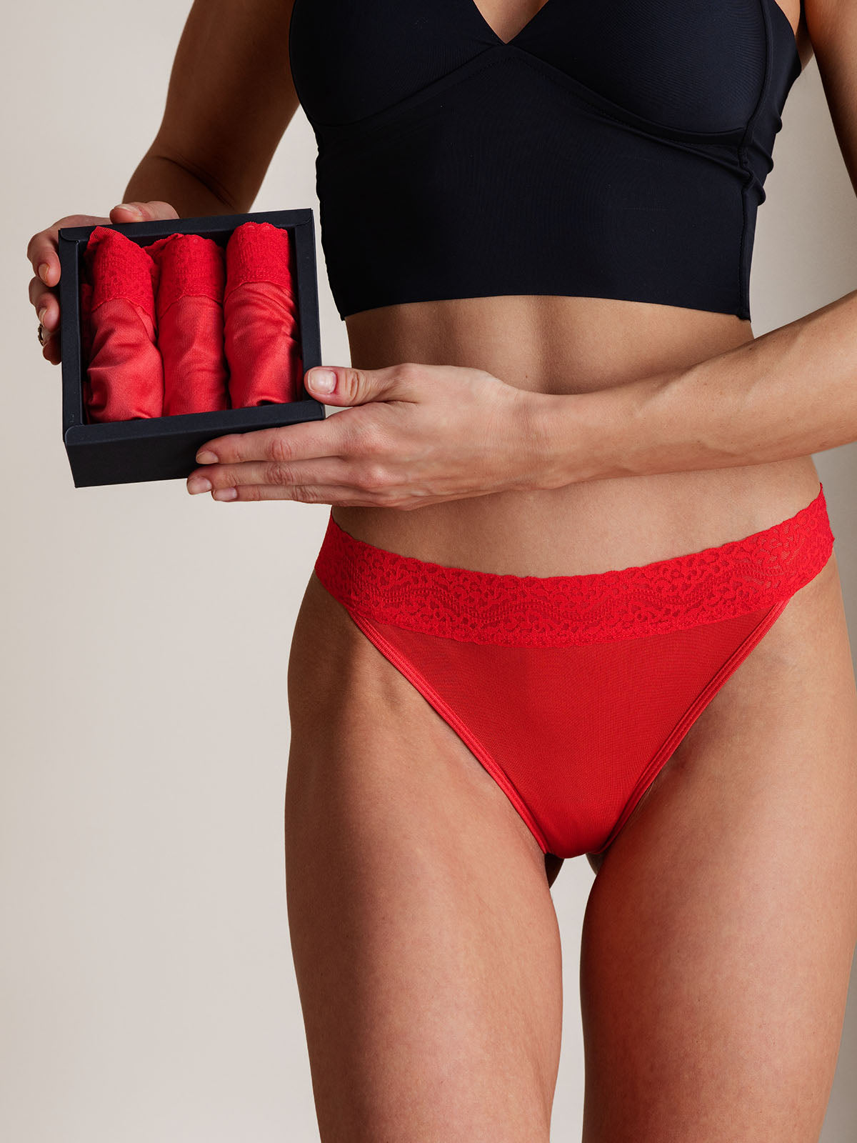 [أحمر] SilkSilky-SA الملابس الداخلية النسائية 002