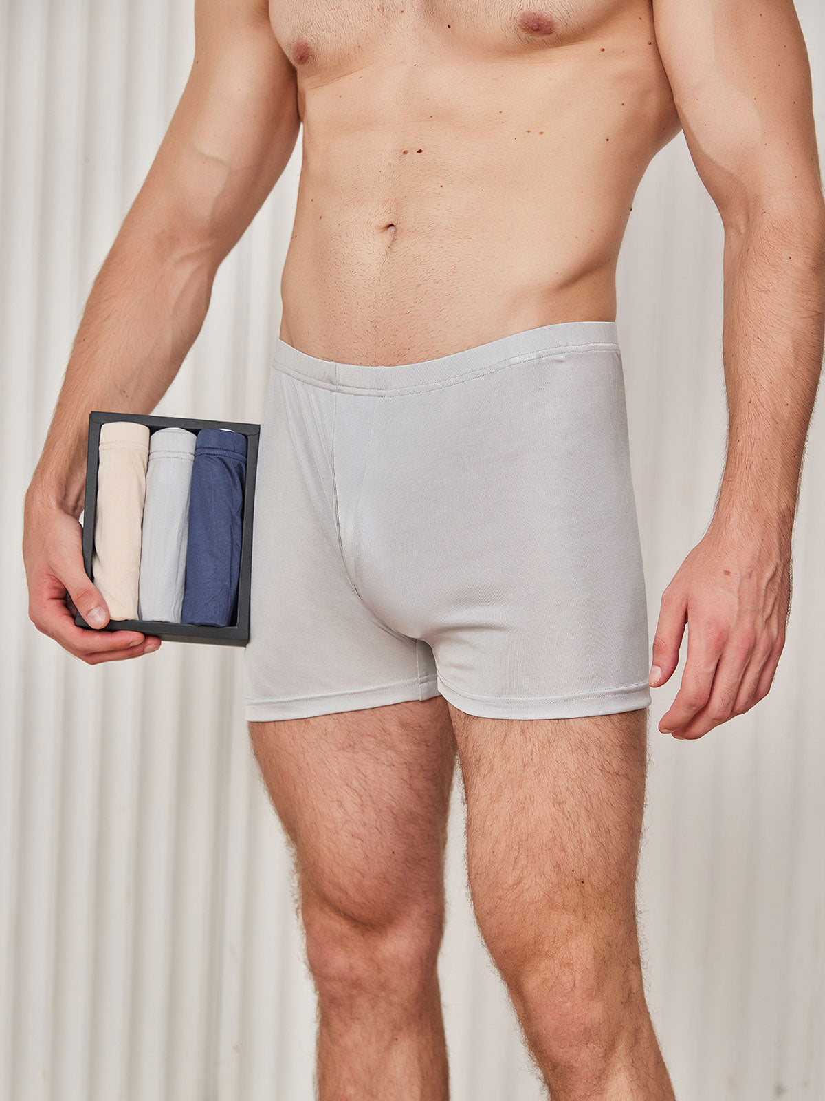 [متعدد] SilkSilky-SA الحرير الخالص Mens Underwear 001