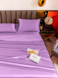 SilkSilky SA 19Momme الحرير الخالص Bedding Set لافندر 004