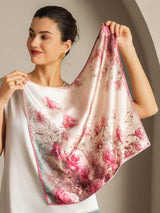 [P103] SilkSilky-SA الحرير الخالص Scarf 002,