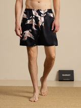 [أسود] SilkSilky-SA Mens Sleep Bottoms 003