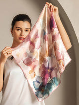 [P102] SilkSilky-SA الحرير الخالص Scarf 003,