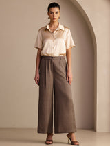 [قهوة] SilkSilky-SA Womens Pants 005