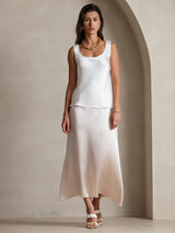 [أبيض] SilkSilky-SA Sleeveless كامي 005