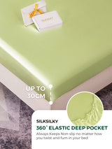 [نعناع] SilkSilky-SA 19Momme Pure Silk Bedding Set 004